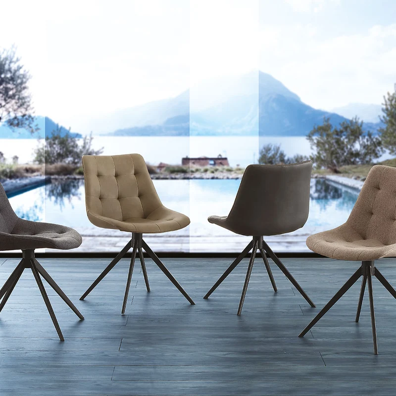 Carnaby - Set da 2 sedia moderna design per soggiorno ufficio - vari colori