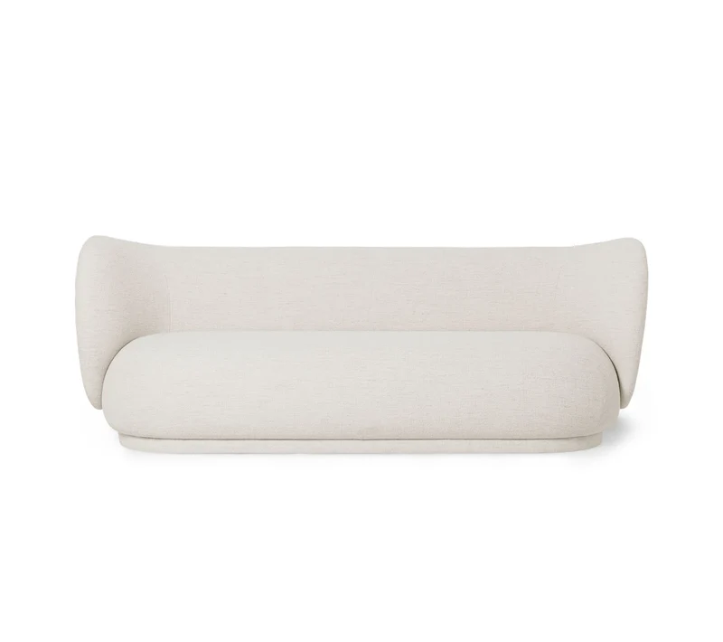 Rico Sofa 3 - Bouclé Off-White