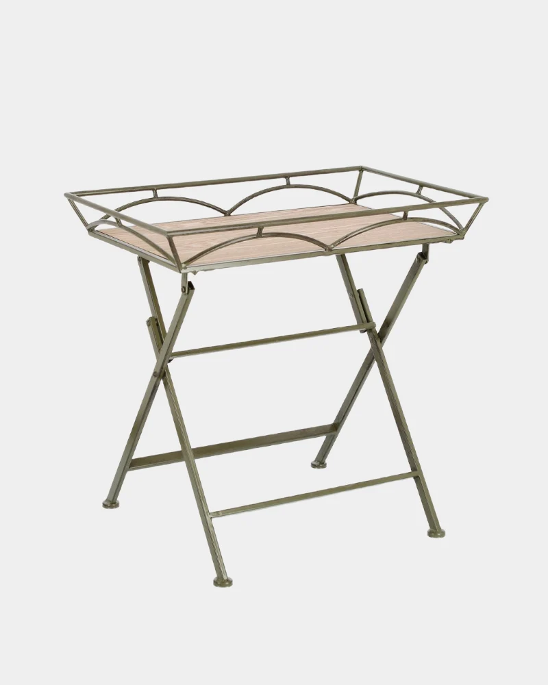 Tavolino Guenda Rett Verde Scuro H60 2pz- Bizzotto