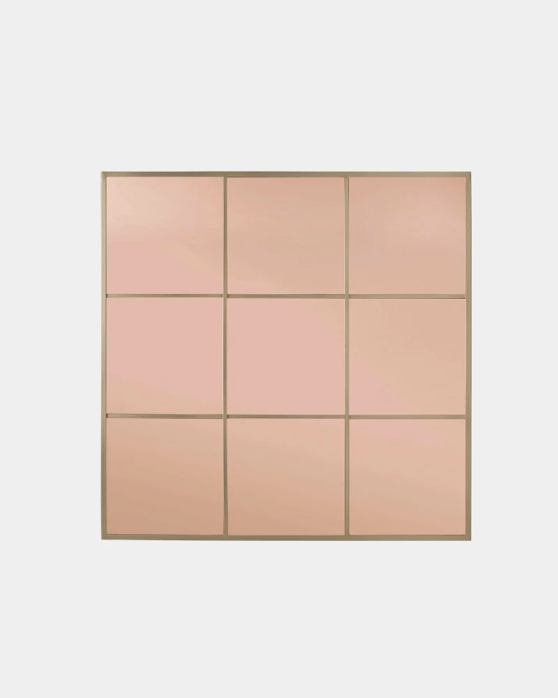 Specchio C-C Window Planet Oro-Br 90X90 - Bizzotto