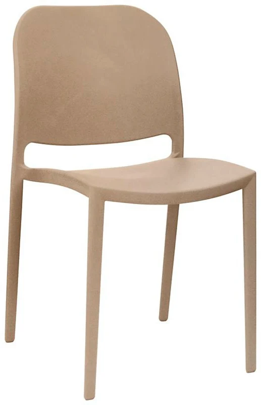 Set da 2 Sedia moderna in polipropilene da giardino o soggiorno cm 46x45x79h - vari colori