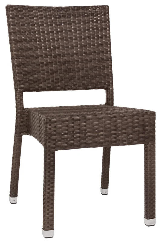 Set da 2 Sedia effetto rattan per esterno cm 41x43x86h - vari colori
