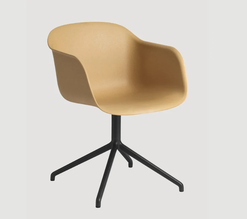 Fiber Armchair Swivel Base
