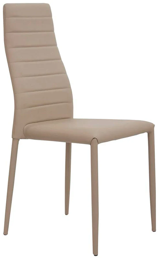 Set da 2 Sedia ecopelle design moderno da salotto o ufficio cm 46x44x82h - vari colori