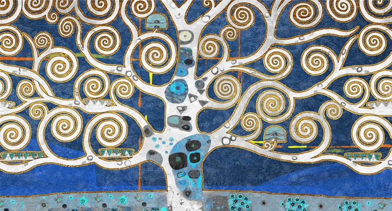 Albero della vita quadro moderno da parete stampa su tela - varie misure