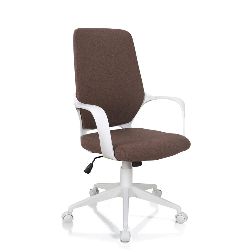 Poltrona direzionale da ufficio in polipropilene e tessuto cm 62x61x101/111h - vari colori