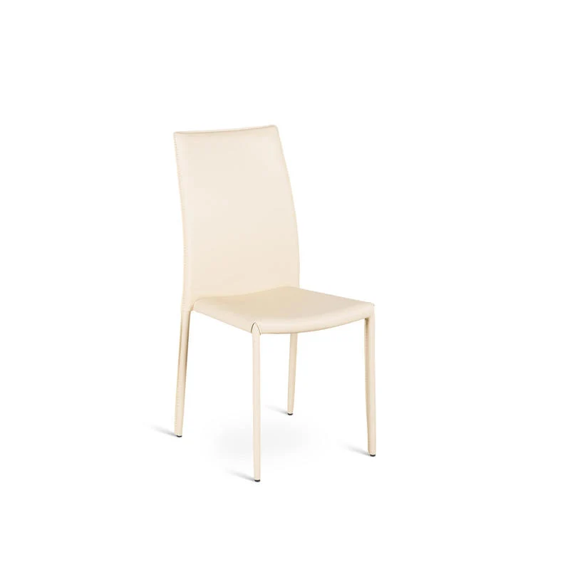 Set da 4 Sedia da sala moderna rivestita in similcuoio cm 41x42x95h - vari colori