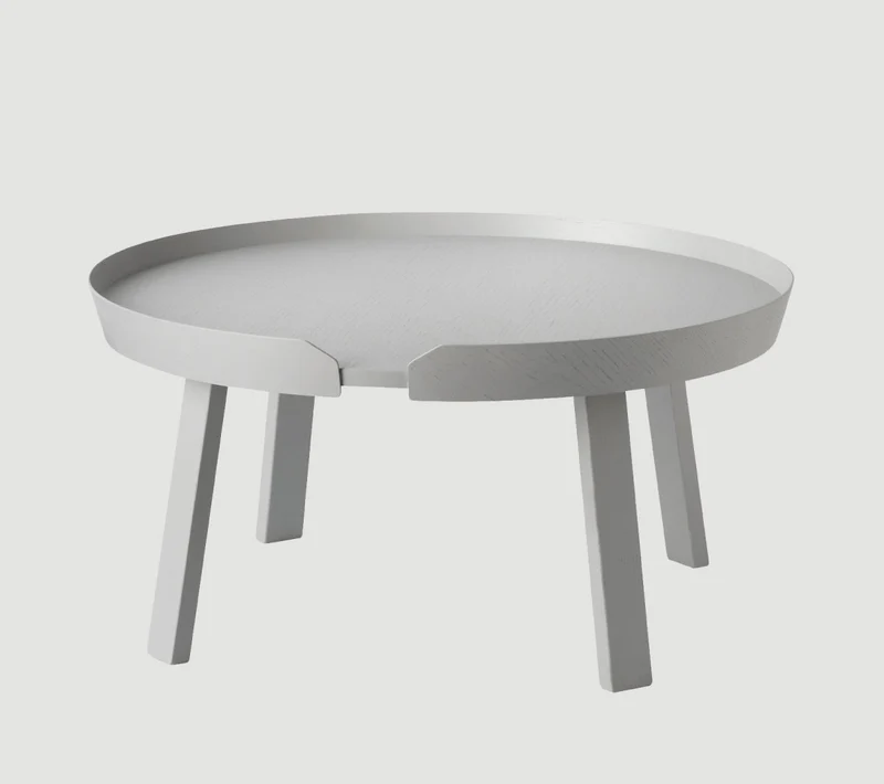 Around table large light grey