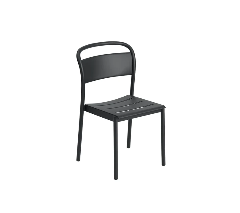 Linear Steel Side Chair