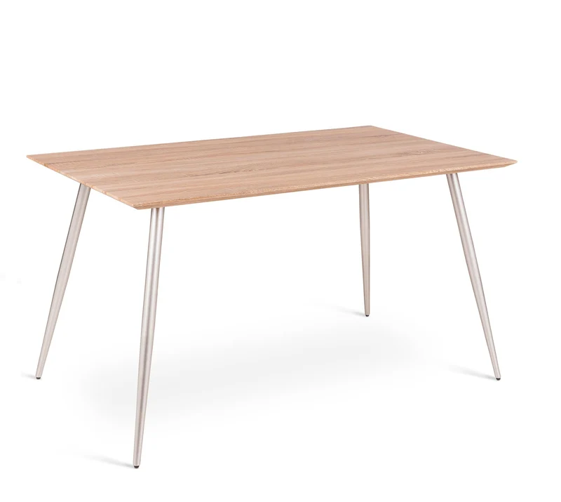 Tavolo Gambe in Metallo Top Mdf Eko