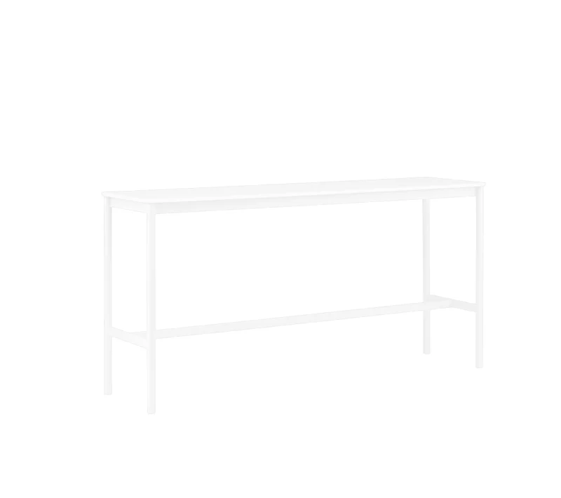 Base high table white