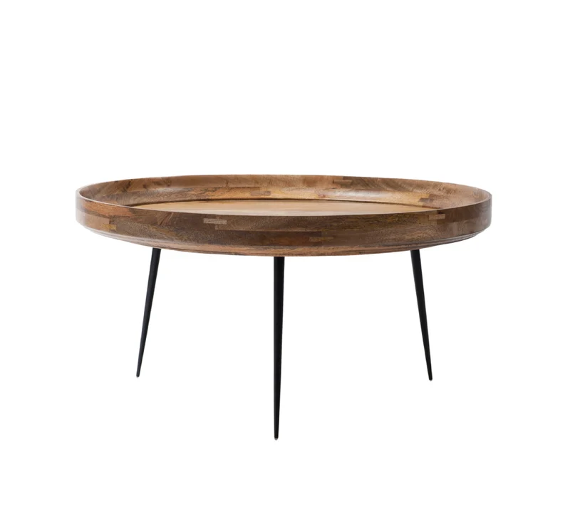 Bowl Table Natural Lacquered X-Large