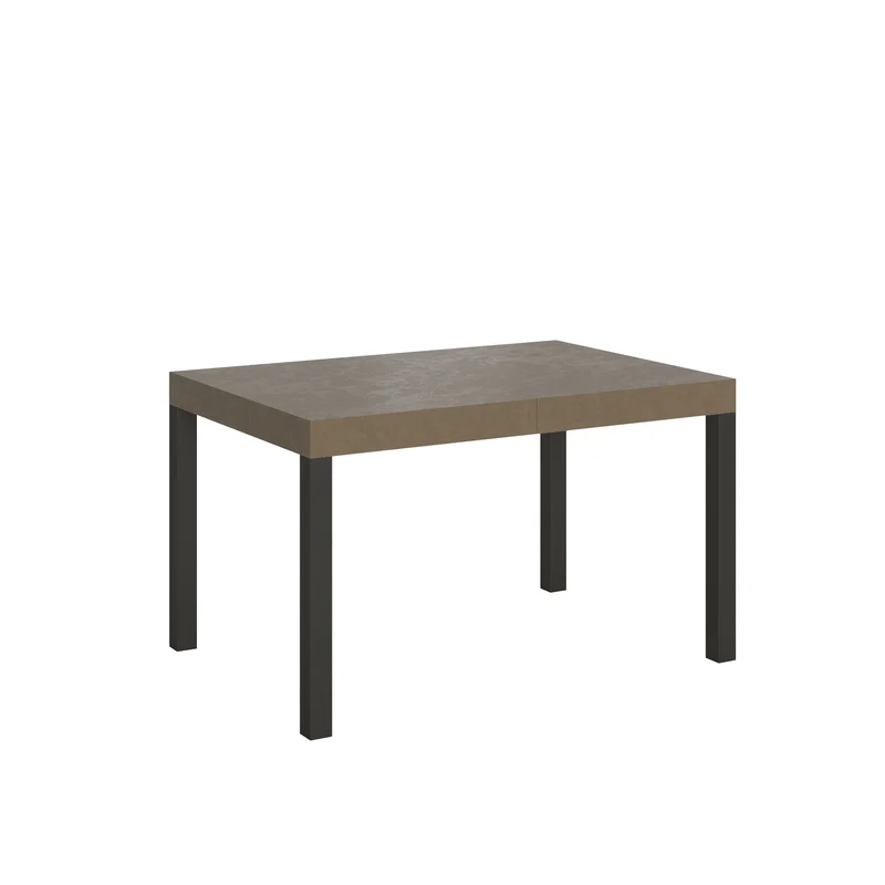 Tavolo Allungabile 120/380x90 cm Everyday Tortora Gambe Antracite