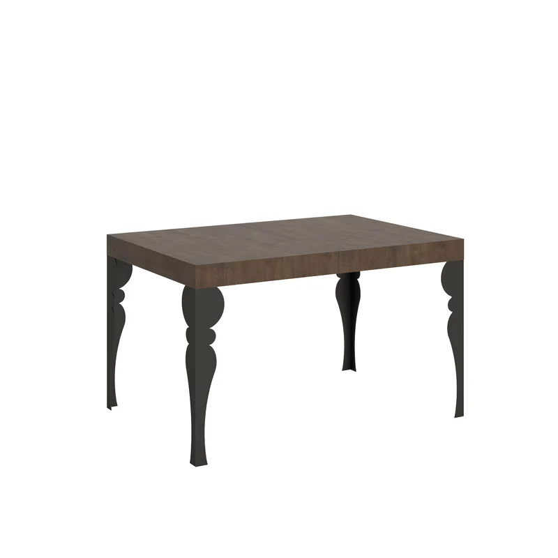 Tavolo Allungabile 120/380x90 cm Paxon Noce Gambe Antracite