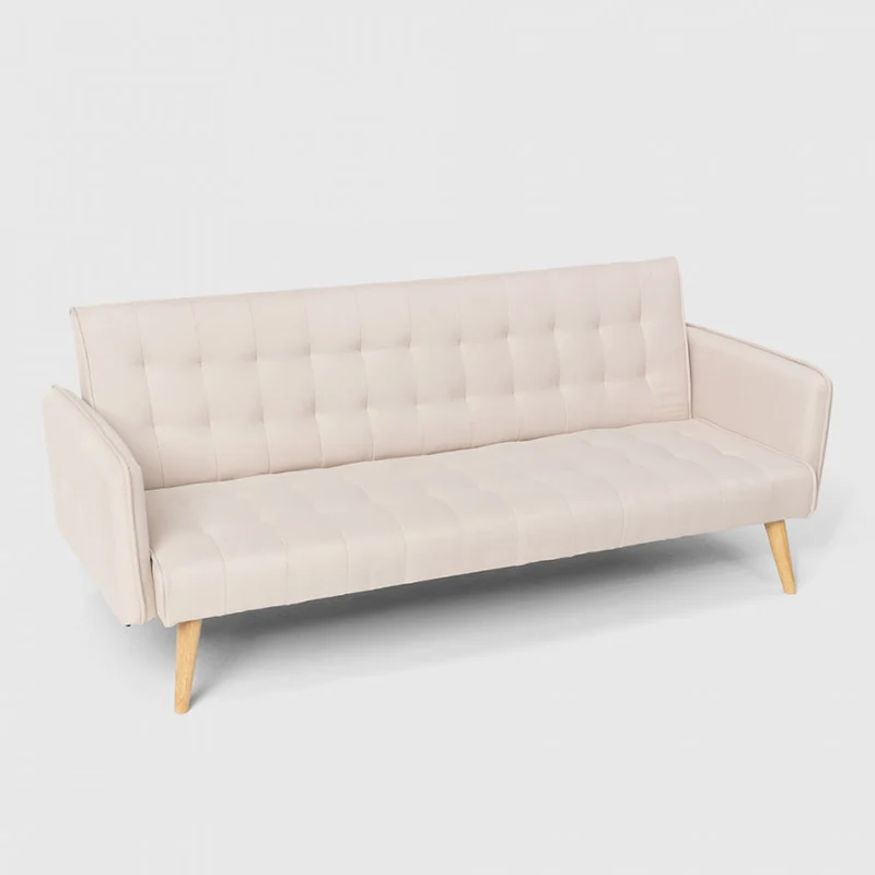 Divano Letto Clic Clac 172x86x80 cm in Tessuto Beige