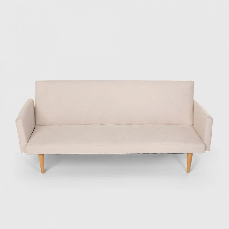 Divano Letto Clic Clac 182x64x80 cm in Tessuto Beige