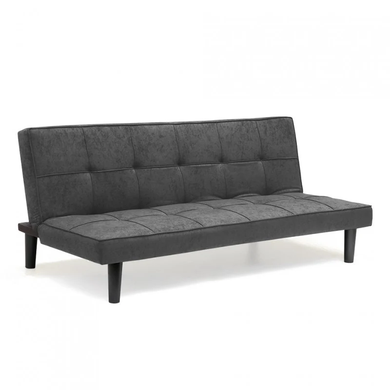 Divano Letto 179x91x76 cm in Tessuto Grigio