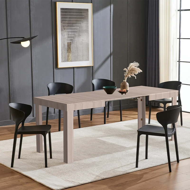 Tavolo da Pranzo Allungabile 120-200x80x76 cm in Legno Olmo