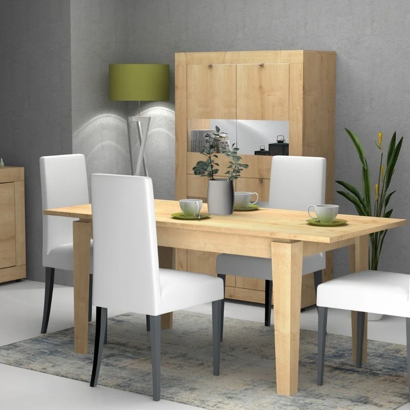 Tavolo allungabile 120/160x80 cm Megaron rovere