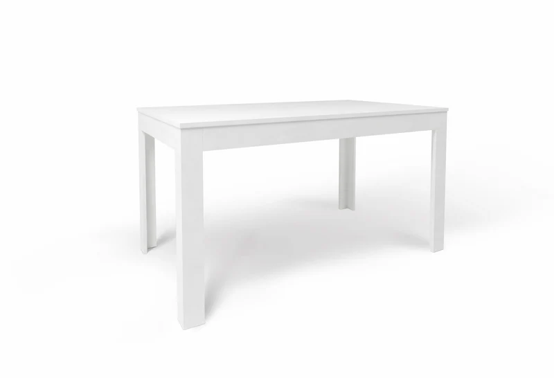 Tavolo Allungabile 140/00x80x75 cm Ossido Bianco e Ossido Bianco