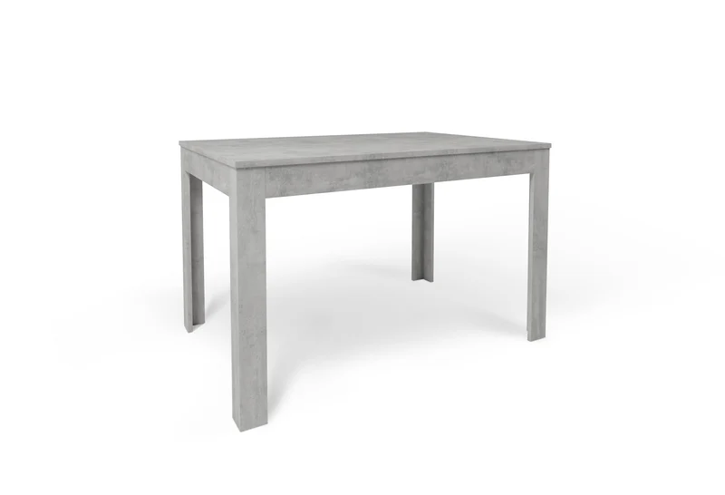 Tavolo Allungabile 120/170x80x75 cm Cemento e Cemento