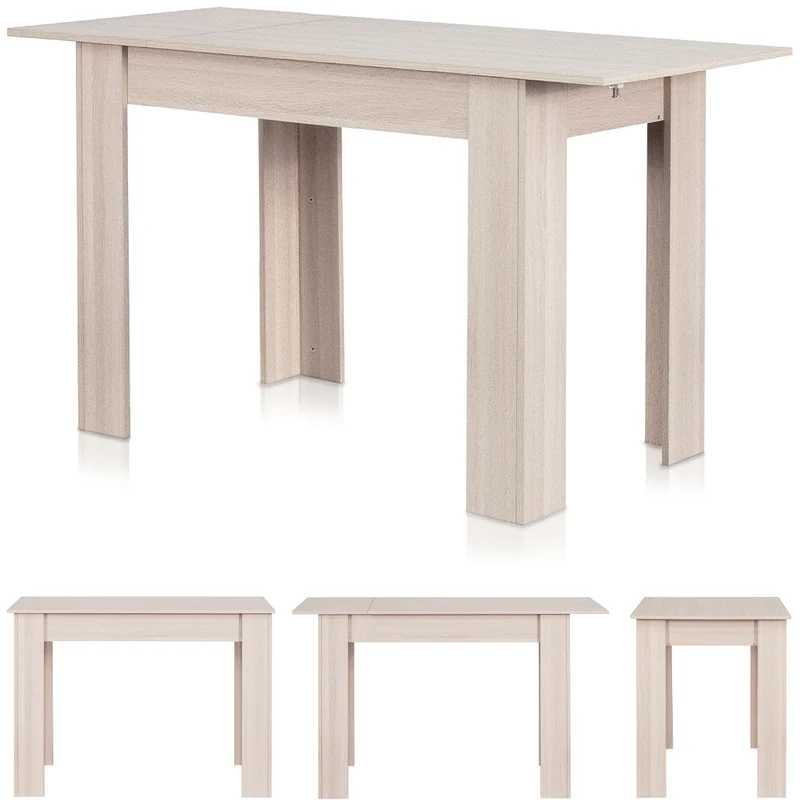 Tavolo Allungabile Cucina Sala Pranzo 110-150x70x78 cm in Legno Olmo