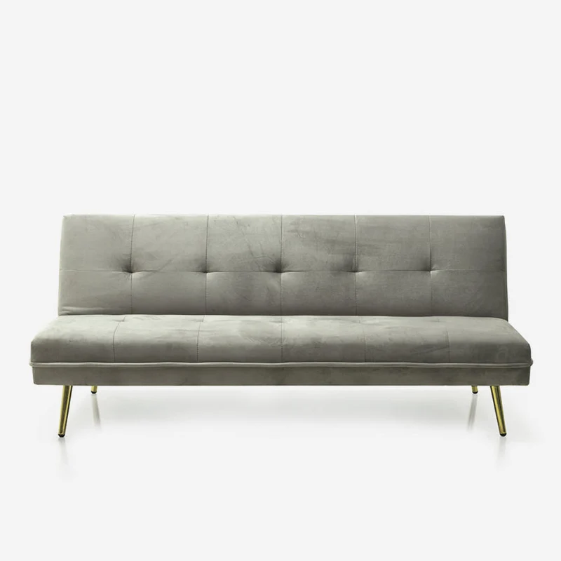 Divano Letto Clic Clac 180x89x78 cm in Poliestere Beige