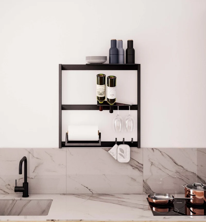 Dama set nero 60x60