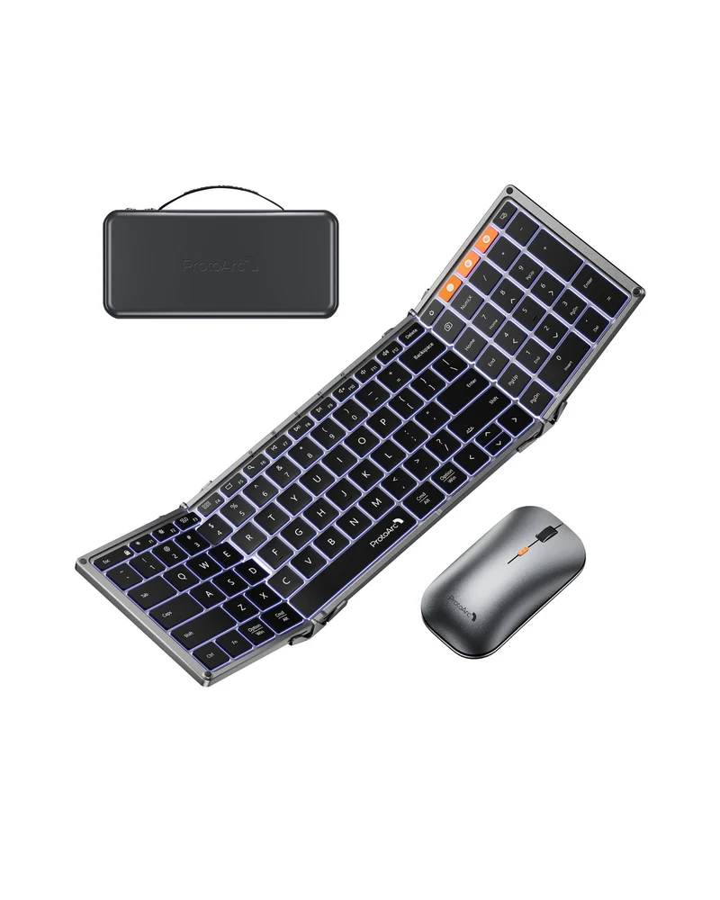 XKM01 Pro Foldable Keyboard & Mouse Combo
